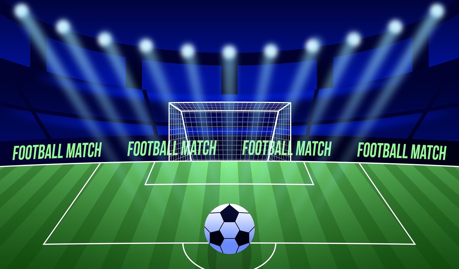 Gradient Football Field Background Blending Light, Depth, and Motion