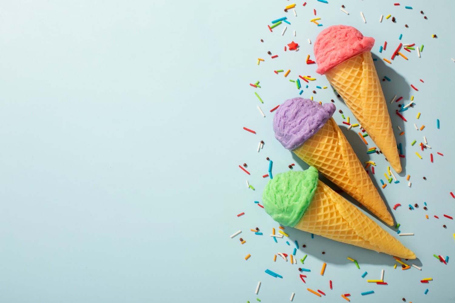 Delicious Ice Cream Cones Bringing Joy With Every Sweet Bite